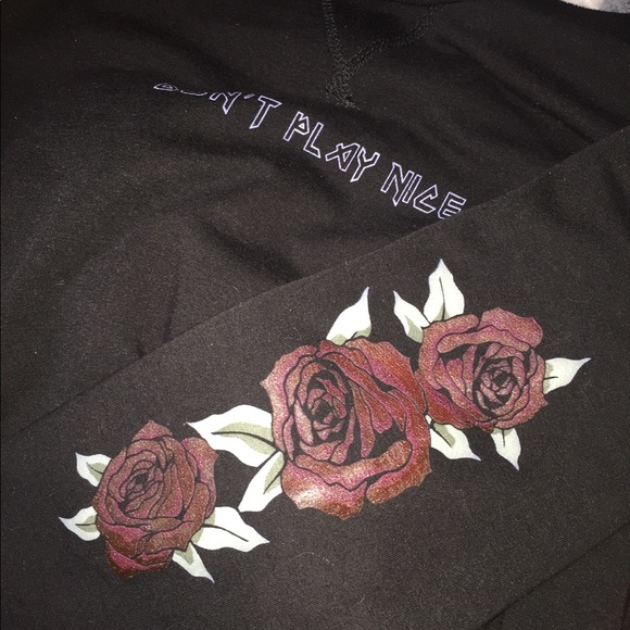 Lightweight black sweatshirt - Picture 5 of 5